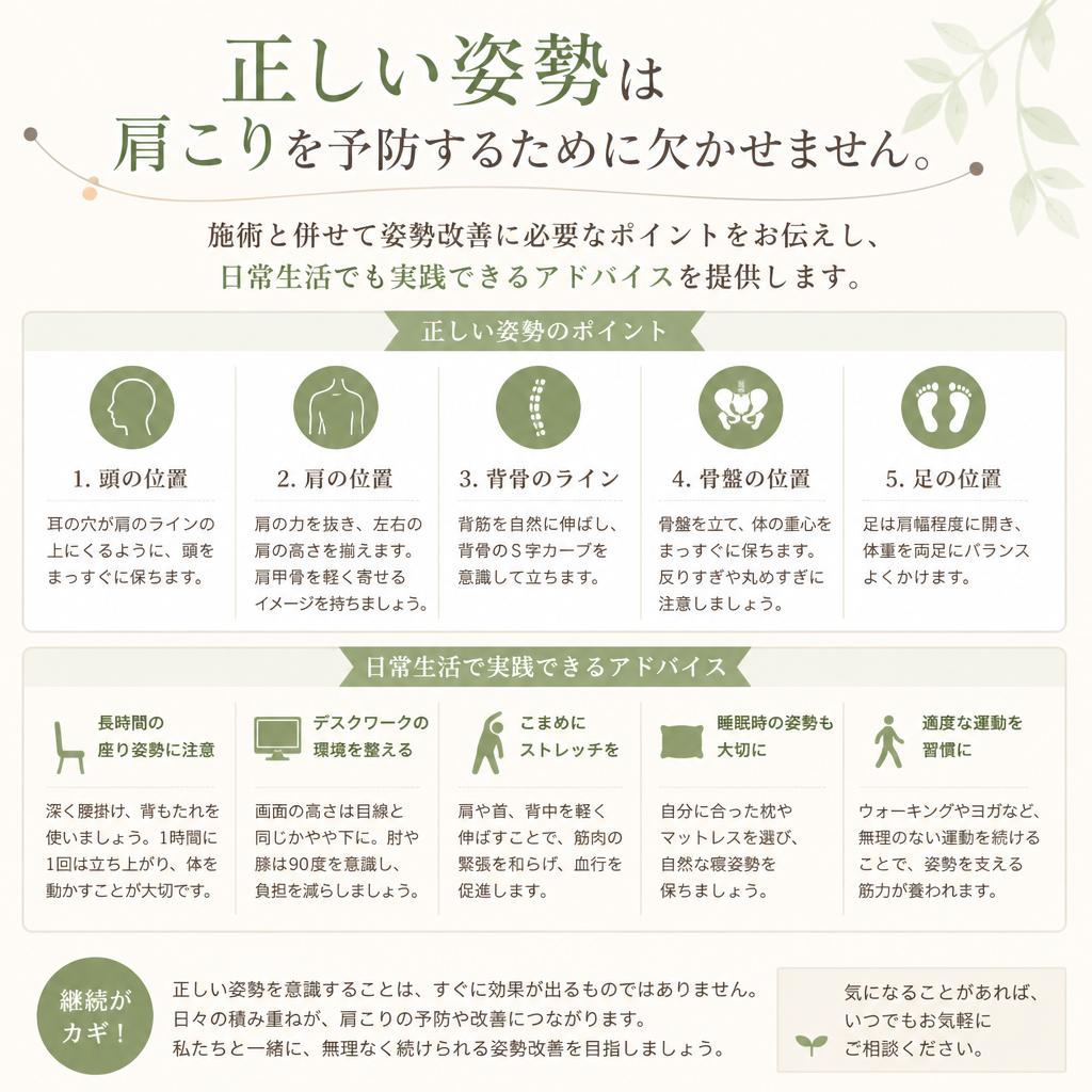 姿勢改善とその重要性