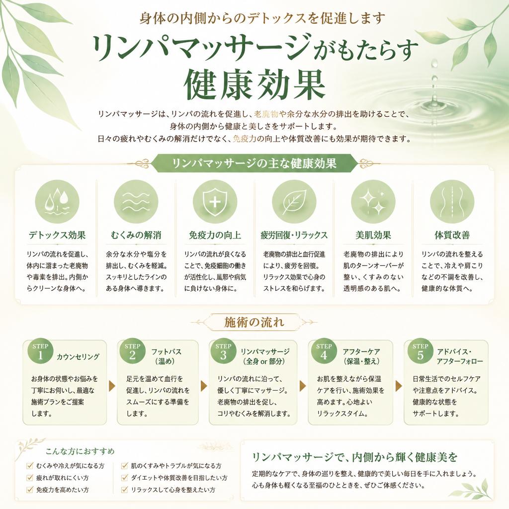 リンパマッサージの効果