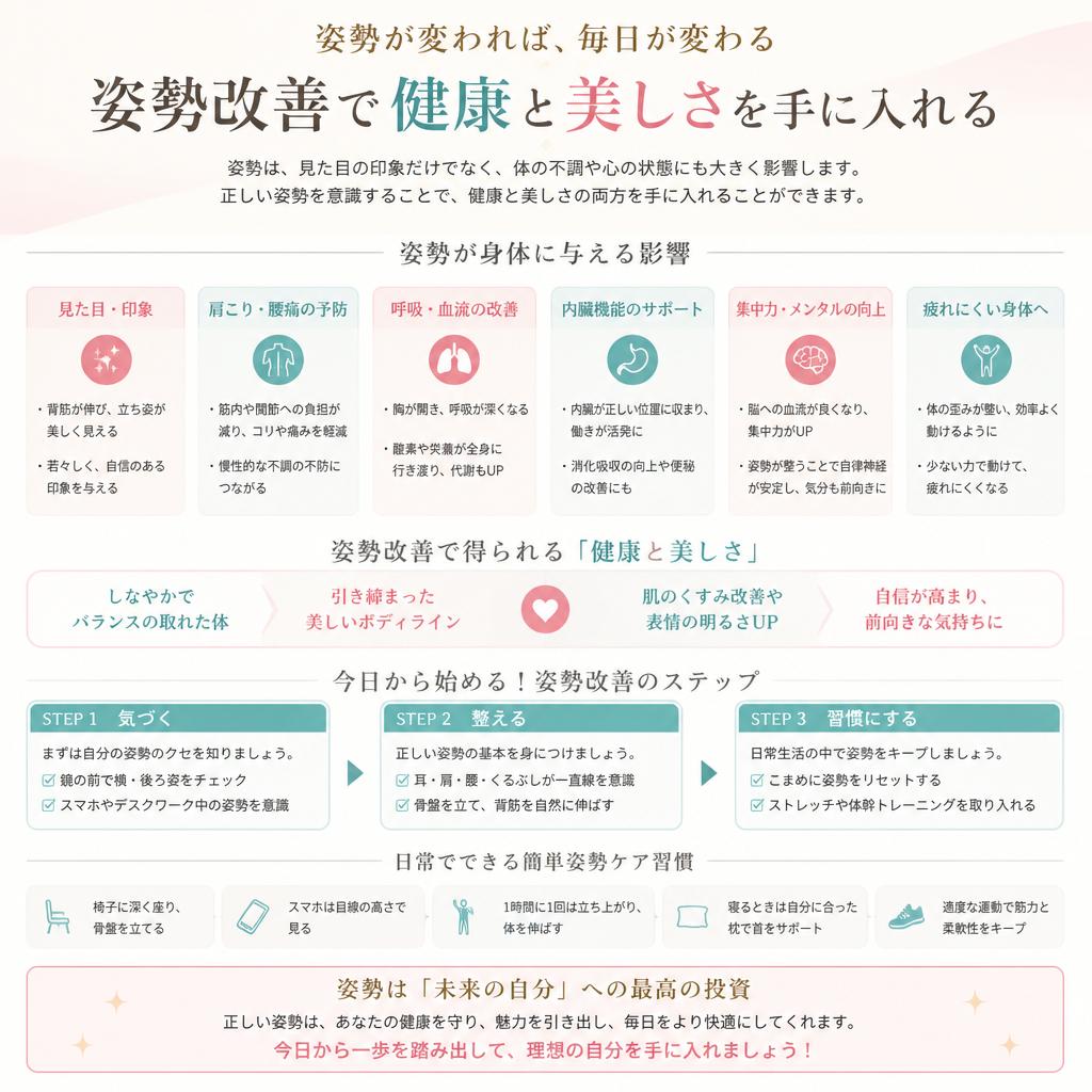 4. 姿勢矯正の重要性