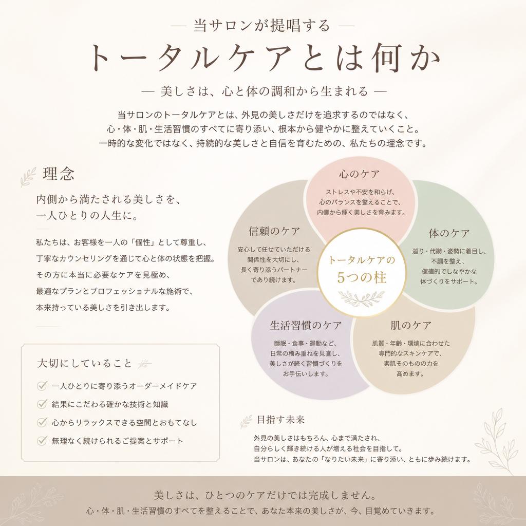 トータルケアのコンセプト