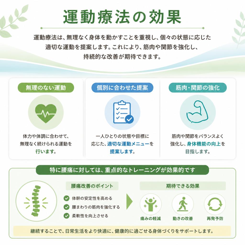 運動療法の重要性