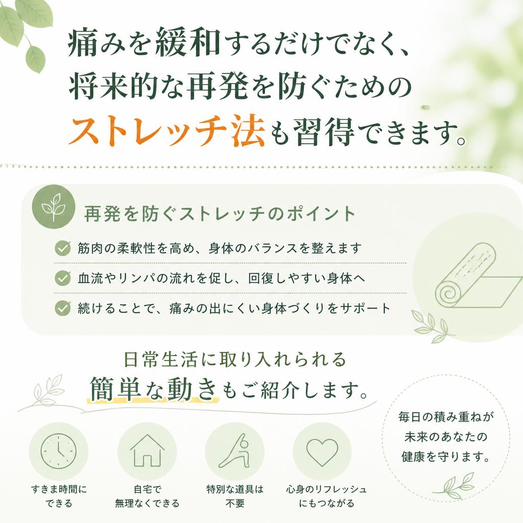 ストレッチで柔軟性を向上